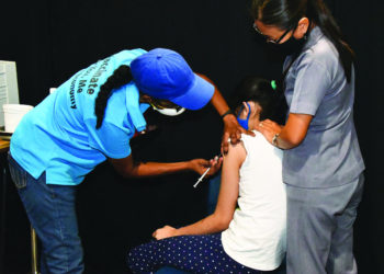 12-17 YEAR-OLDS IN ANGUILLA RECEIVING PFIZER VACCINE