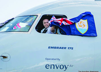 AMERICAN AIRLINES INAUGURAL FLIGHT TO ANGUILLA