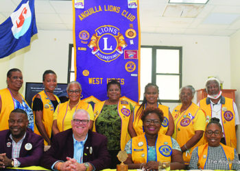 ANGUILLA LIONS CLUB HOSTS  DISTRICT GOVERNOR