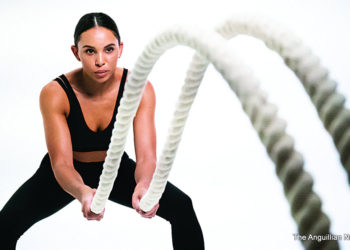 LOUISE HAZEL VISITS ALWYN ALLISON RICHARDSON AND ADRIAN T. HAZELL SCHOOLS DURING RECENT RESIDENCY AT THE FOUR SEASONS ANGUILLA