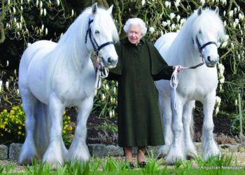 THE QUEEN CELEBRATED BIRTHDAY AT SANDRINGHAM