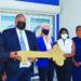 UK MINISTER AMANDA MILLINGS HANDS OVER KEY FOR WESTERN POLYCLINIC