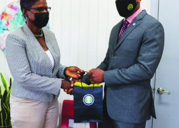 ECCB DELEGATION VISITS VALLEY PRIMARY SCHOOL