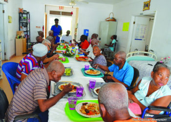 SENIOR CITIZENS ENJOY ANGUILLA DAY LUNCH
