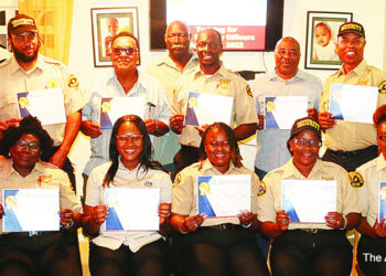 TWELVE SECURITY OFFICERS FROM JTR SECURITY BENEFIT FROM INTENSIVE TRAINING PROGRAMME FACILITATED BY THE WELLNESS CENTRE