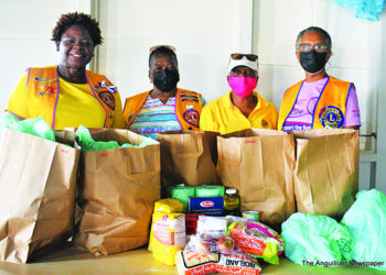 ANGUILLA LIONS CLUB DONATES FOOD GROCERIES ACROSS THE ISLAND