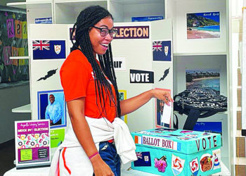MOCK BY-ELECTION AT ANGUILLA PUBLIC LIBRARY