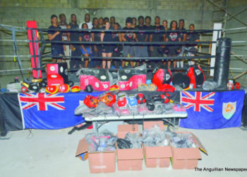 INTERNATIONAL BOXING ASSOCIATION DONATES  EQUIPMENT TO LOCAL BOXERS