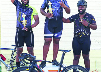 FORTY CYCLISTS COMPETE IN WEEKEND ROUND-A-BOUT  TO ROUND-A-BOUT RACE