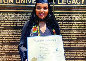 CIMONE RICHARDSON GRADUATES WITH BACHELOR OF SCIENCE SUMMA CUM LAUDE IN PHARMACEUTICAL SCIENCE
