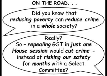 TAXES, CRIME – AND GST