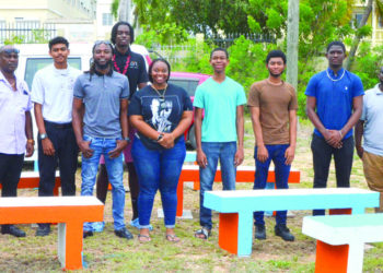 ALHCS STUDENTS DONATE BENCHES TO MINISTRY OF INFRASTRUCTURE FOR USE ON THE VALLEY ROAD