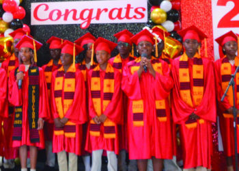 SIXTEEN STUDENTS GRADUATE FROM THE MORRIS VANTERPOOL PRIMARY SCHOOL