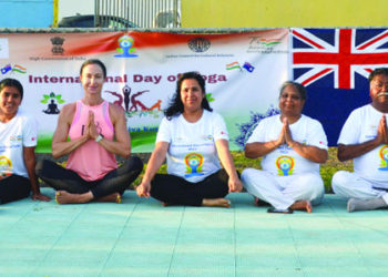 HIGH COMMISSION OF INDIA ORGANIZES 2023 INTERNATIONAL  DAY OF YOGA IN ANGUILLA