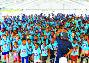 LARGE TURNOUT TO AFA SUMMER FOOTBALL CAMP