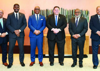 LEADERS OF CARIBBEAN UK OVERSEAS TERRITORIES MEET