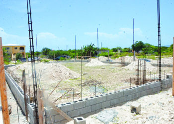 CONSTRUCTION WORK CONTINUES ON THE BLOWING POINT SPORTS FACILITY