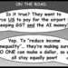 THE MEDIUM-TERM EXPLOITATION PLAN – AND GST!