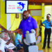 CARL THOMAS PROVIDES GROOMING AND MASSAGE TREATS  FOR RESIDENTS AT SENIORS’ HOMES