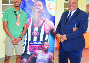WORLD RECORD HOLDER ZHARNEL HUGHES RETURNS HOME  TO A HERO’S WELCOME