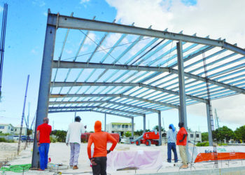 WORK PROGRESSES ON SPORTING FACILITY IN BLOWING POINT