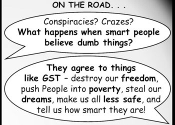 CONSPIRACIES, CRAZES, CRASHES – AND GST!