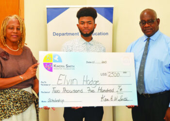 KIMDRA SMITH-WEBSTER SCHOLARSHIP AWARDED TO ALHCS TEACHER, ELVIN HODGE