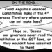 THE CONSTITUTION, MAKING LAWS – AND GST