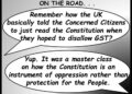 THE CONSTITUTION, DISALLOWING LAWS – AND GST