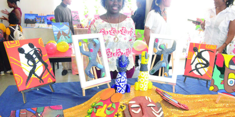 ALHCS FIFTH FORM STUDENTS TURN CAMPUS Q INTO  A PERSONAL GALLERY