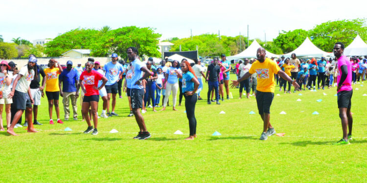 SPORTING COMPETITORS REVEL ON LABOUR DAY FUN-DAY