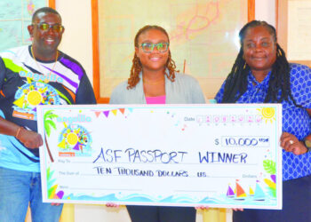 WINNER OF THE US$10,000 SUMMER FESTIVAL PASSPORT PROMOTION RAFFLE