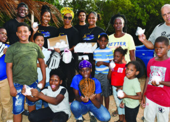 MISS ANGUILLA CONTESTANT AKÉMA CARTY BRINGS COMMUNITY SPIRIT TO WELCHES BALL FIELD