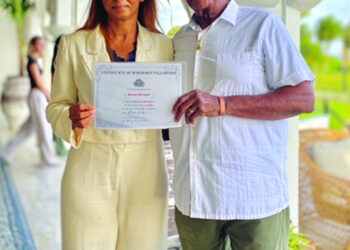 KAREEN HARRIGAN, FWIC, AWARDED HONORARY LIFE FELLOWSHIP BY THE WEST INDIA COMMITTEE